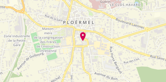Plan de Déclic Coiffure, 28 Bis place de l'Hôtel-De-Ville, 56800 Ploërmel