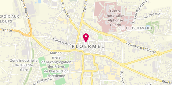 Plan de Le Fauteuil du Barbier - Ploërmel, 12 Rue Beaumanoir, 56800 Ploërmel