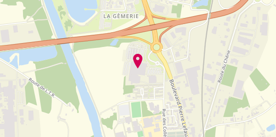 Plan de Malia coiffeur & institut de beauté Arnage, Boulevard Pierre Lefaucheux, 72230 Arnage
