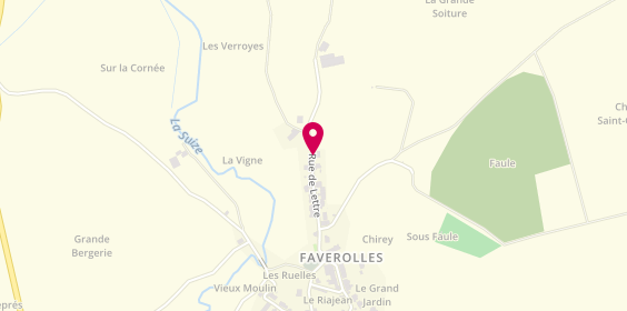 Plan de Sandrine Coiffure à Domicile, 18 Rue Lettré, 52260 Faverolles