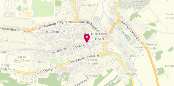 Plan de Benedicte Mussot Coiffure, 49 Grande Rue, 52400 Bourbonne-les-Bains