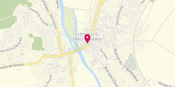 Plan de Adamy, Cloyes 9 Rue Nationale, 28220 Cloyes-sur-le-Loir
