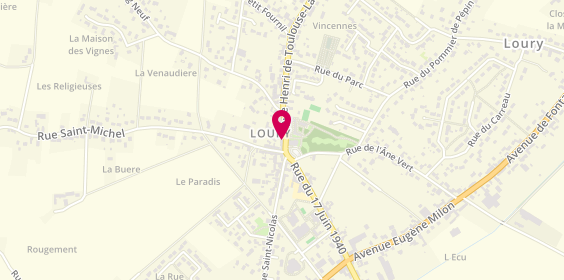 Plan de Carole Coiff, 13 Rue Henri de Toulouse Lautrec, 45470 Loury