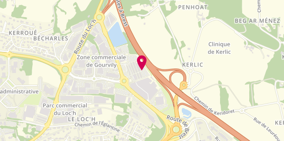 Plan de Rituel Coiffure, 150 Route de Brest Cente Commercial de Gourvily, 29000 Quimper