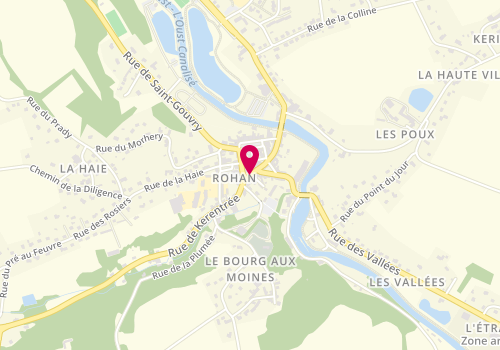 Plan de BERTHY Pascal, 15 Rue du Pont d'Oust, 56580 Rohan