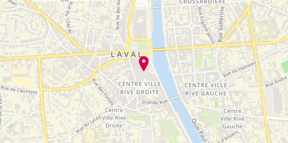 Plan de L'Instant Coiffure, 37 Rue du Val de Mayenne, 53000 Laval