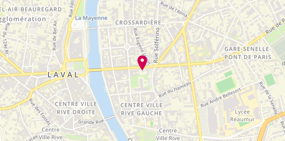 Plan de Coiff'line, 40 Rue de la Paix, 53000 Laval