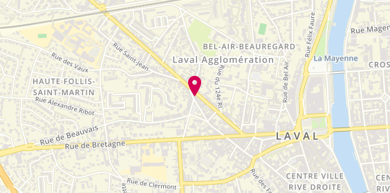 Plan de Hair Avenue, 69 Rue Bernard le Pecq, 53000 Laval
