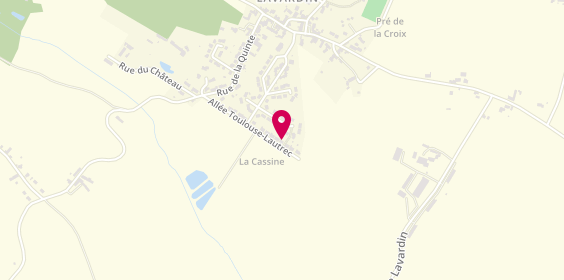 Plan de La Coupe de Caro, 21 Allée Toulouse Lautrec, 72240 Lavardin