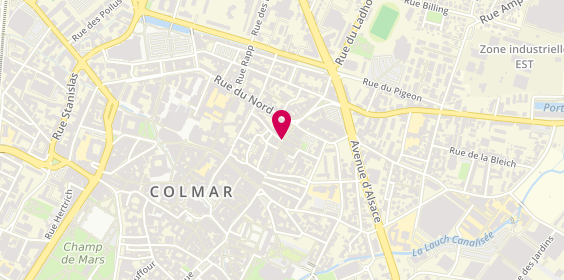 Plan de Coiffure Christiane, 38 Rue Vauban, 68000 Colmar
