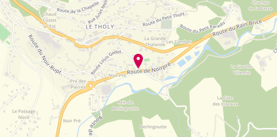 Plan de AurélieCOIF -CLAUDEL Aurélie LE THOLY, 26 Route de NoirPré, 88530 Le Tholy
