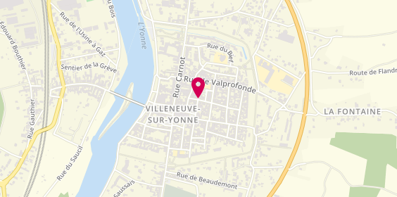 Plan de Saf, 16 Rue du Commerce, 89500 Villeneuve-sur-Yonne