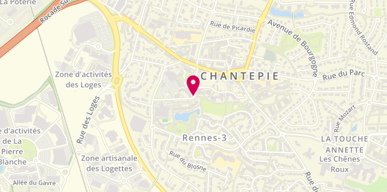Plan de Audace Coiffure By Clara, 10 Place des Marelles, 35135 Chantepie