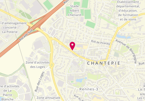 Plan de Studio 5 Coiffure, 37 avenue André Bonnin, 35135 Chantepie