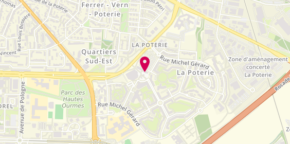 Plan de Studio 5 Coiffure, 8 Pl. Du Ronceray, 35200 Rennes