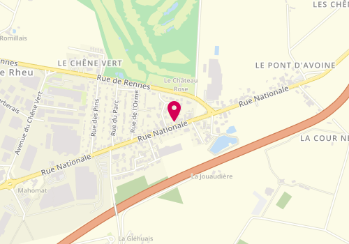 Plan de Astuce Coiffure, 46 Route Nationale, 35650 Le Rheu