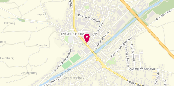 Plan de Céline et Cédric, 89 Rue de la République, 68040 Ingersheim