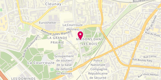 Plan de Hm Courrouze, 17 Place Jeanne Laurent, 35000 Rennes