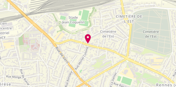 Plan de MECH Coiffure, 35 Rue de Châteaugiron, 35000 Rennes