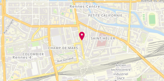 Plan de Les Ciseaux Rennais, 37 avenue Jean Janvier, 35000 Rennes