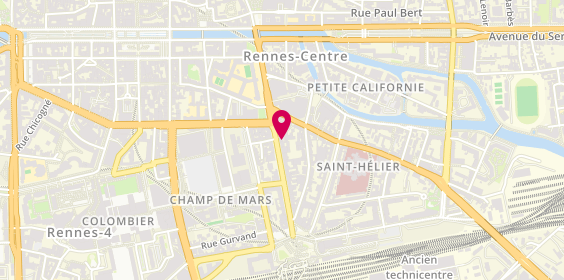 Plan de Histoire de Cheveux, 23 avenue Jean Janvier, 35000 Rennes