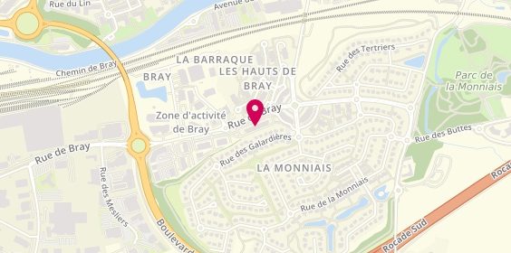 Plan de Atmosph'Hair, Espace Monniais
48 Rue de Bray, 35510 Cesson-Sévigné
