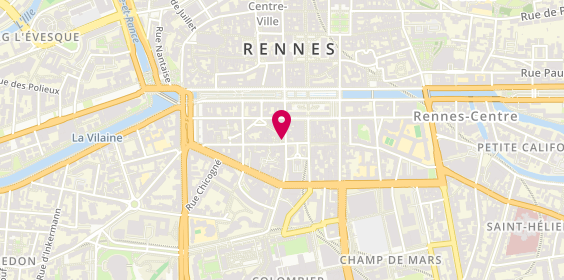 Plan de Coiffeur & Compagnie, 14 Rue de Nemours, 35000 Rennes