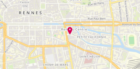 Plan de La Joie Barber Concept, 7 Rue Jean Marie Duhamel, 35000 Rennes