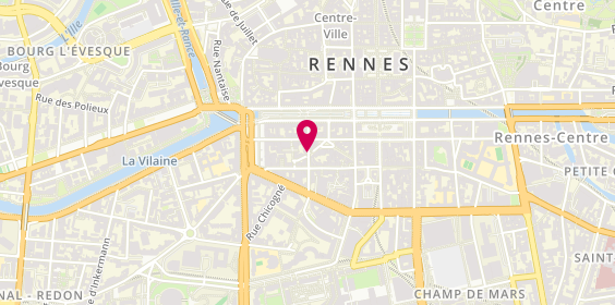 Plan de Pierrick Coiffure, 12 Rue Comté de Lanjuinais, 35000 Rennes