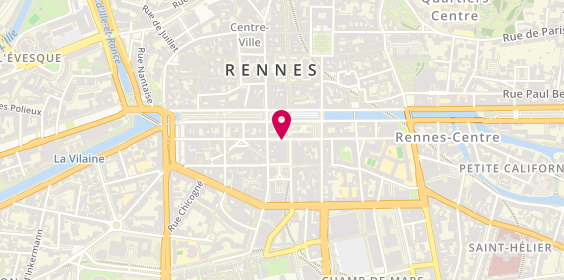 Plan de L'Officine Artisan Coiffeur, 8 Rue du Pré Botté, 35000 Rennes