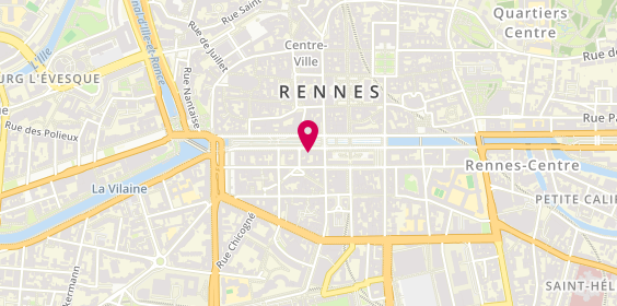 Plan de L'Atelier B, 3 Quai Lamennais, 35000 Rennes