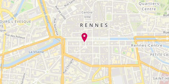 Plan de L'Artiste Coiffure, 4 Rue d'Argentré, 35000 Rennes