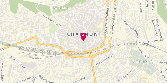 Plan de Chez Remy, 7 Rue Toupot de Béveaux, 52000 Chaumont