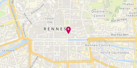 Plan de Henri Michel, 4 Rue Jean Jaurès, 35000 Rennes