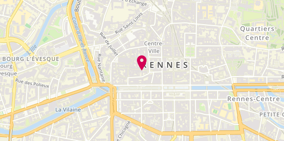 Plan de Le C, 3 Rue du Chapitre, 35000 Rennes