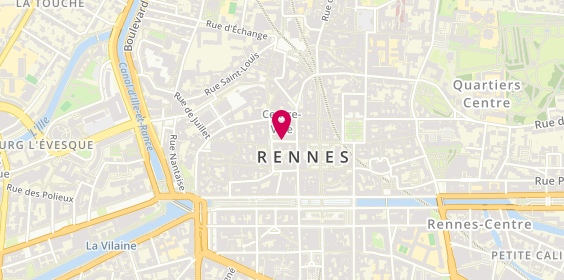 Plan de 4 Saint Germain, 4 Rue Duguesclin, 35000 Rennes