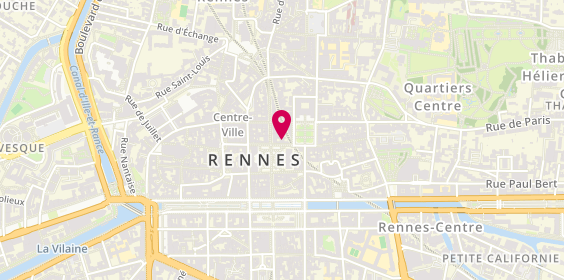 Plan de Barber Designer, 1 Rue de Brilhac, 35000 Rennes