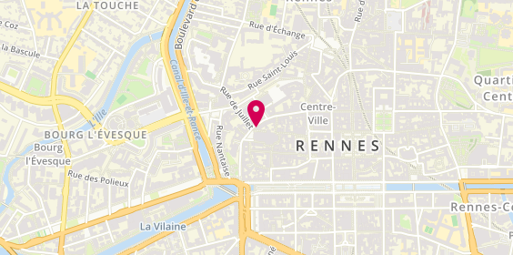 Plan de Françoise Chatelier, 17 Bis Rue de la Monnaie, 35000 Rennes