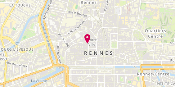 Plan de Henri Michel, 5 Rue de Clisson, 35000 Rennes