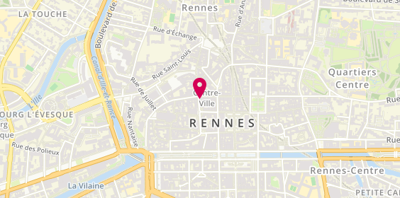 Plan de The Barber Company, 4 Rue de Clisson, 35000 Rennes