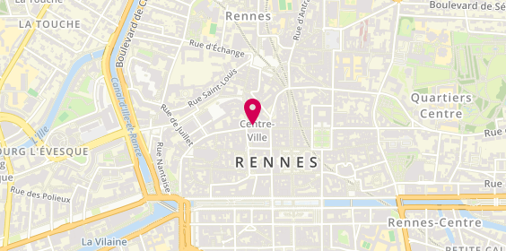 Plan de Franck Provost, 8 Rue de Toulouse, 35000 Rennes