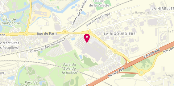 Plan de Saint Algue Coiffure, Zone d'Activité
La Rigourdière, 35510 Cesson-Sévigné