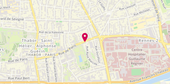 Plan de CEPYA, 88 Bis Rue de Paris, 35000 Rennes