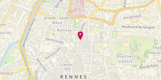 Plan de Nuance Coiffure, 3 Rue Saint-Melaine, 35000 Rennes