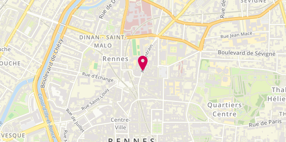 Plan de Antrain Coiffure Hommes, 20 Rue d'Antrain, 35000 Rennes