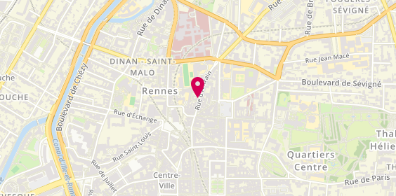 Plan de Le Barbier Rennais, 23 Rue d'Antrain, 35000 Rennes