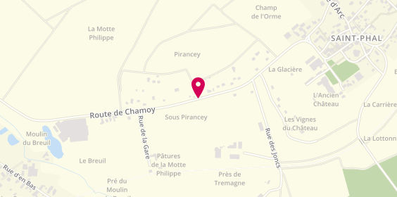 Plan de Aurore - Coiffeuse A Domicile, 40 Route Chamoy, 10130 Saint-Phal
