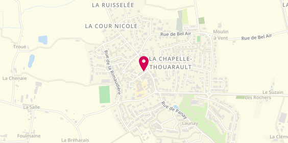 Plan de Ciseaux Créa'tifs, 2 Rue de la Chesnaie, 35590 La Chapelle-Thouarault
