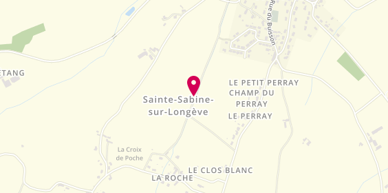 Plan de Fabienne Coiffure, 3 Route de Conlie, 72380 Sainte-Sabine-sur-Longève
