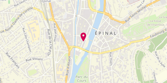 Plan de Le Barbier d'Epinal, 14 Rue Aubert, 88000 Épinal
